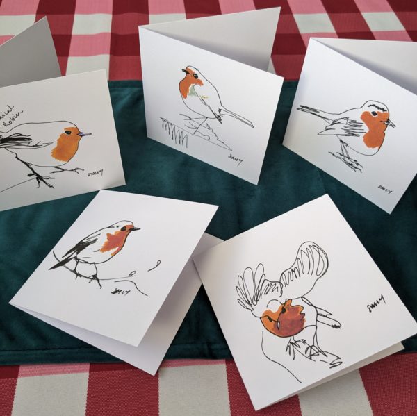Robins - Set of 5 Cards - Image 7